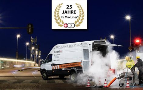 25 Jahre RS MaxLiner® System | Multitalent für die Rohrleitungssanierung.